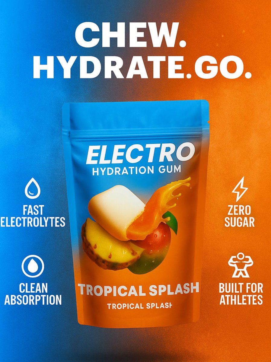 Get your hydration in fast with Electro Hydration gum! Pre-order now to get the newest and tastiest way to hydration! 

Use code: JESSIE10 at checkout for 10% off your order!