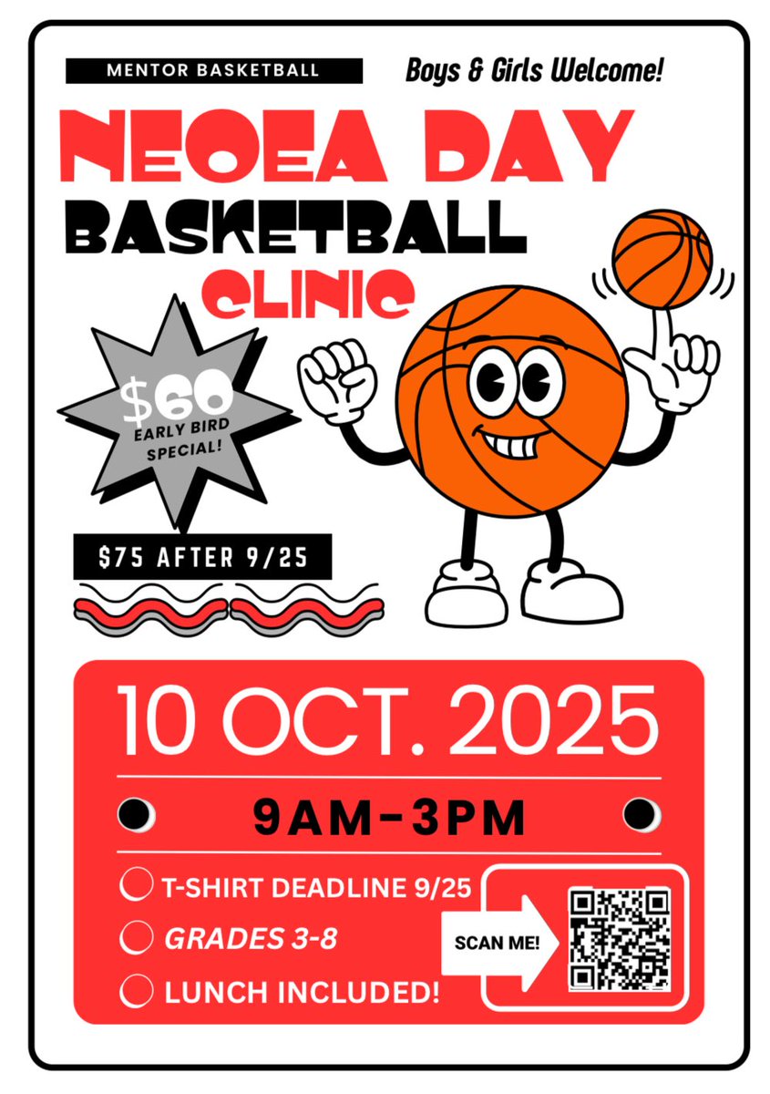 Registration is OPEN!! Take advantage of the early bird special! What better way to spend a day off from school?

Click here to Signup:
forms.gle/RPtYAtuXAQGqPV…