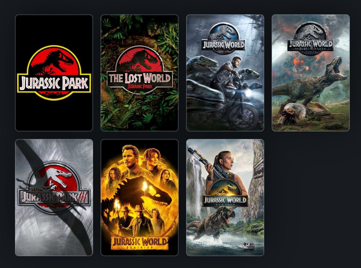 docender's tweet photo. @VanMaddle1 No suelo hacer este tipo de listas pero viendo la tuya me he animado a hacer la mía. Jurassic World me parece demasiado refrito como para ponerla en segunda posición… sigue https://t.co/hOGqHWvbcQ