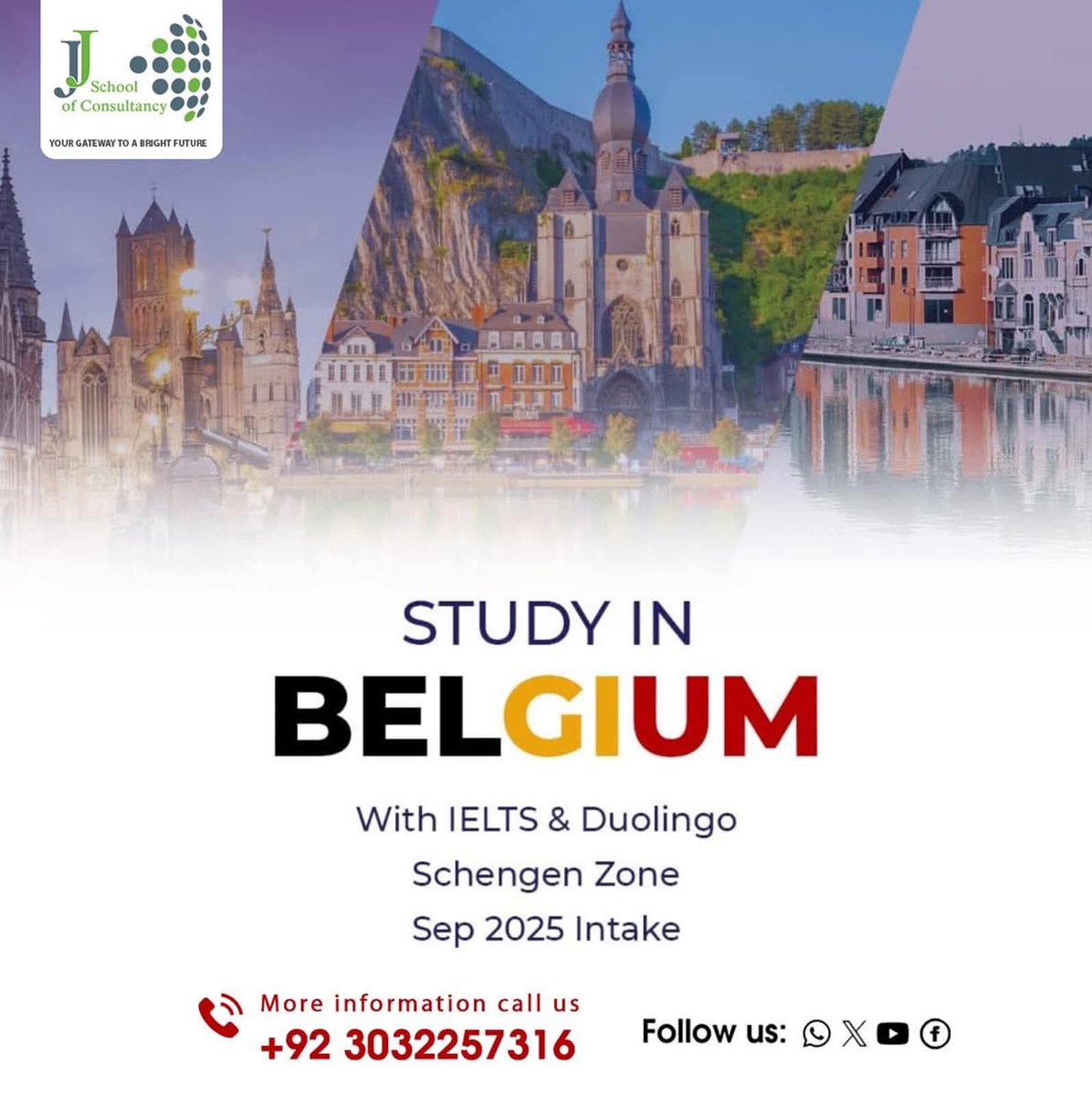 Study in Belgium – The Heart of Europe 

With world-renowned universities and a rich cultural heritage, Belgium is the perfect place to grow academically and personally. JJ School of Consultancy is here to guide you through every step. 

#StudyAbroad #NuNew 
#EmiBonnie #コレコレ