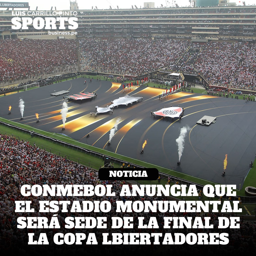 ⚽🏟️El Estadio Monumental U Marathon volverá a ser el centro del continente. La CONMEBOL ha confirmado que la final única de la Copa Libertadores 2025 se disputará en el recinto de Universitario de Deportes, reafirmando su condición para recibir eventos de máxima exigencia.
La