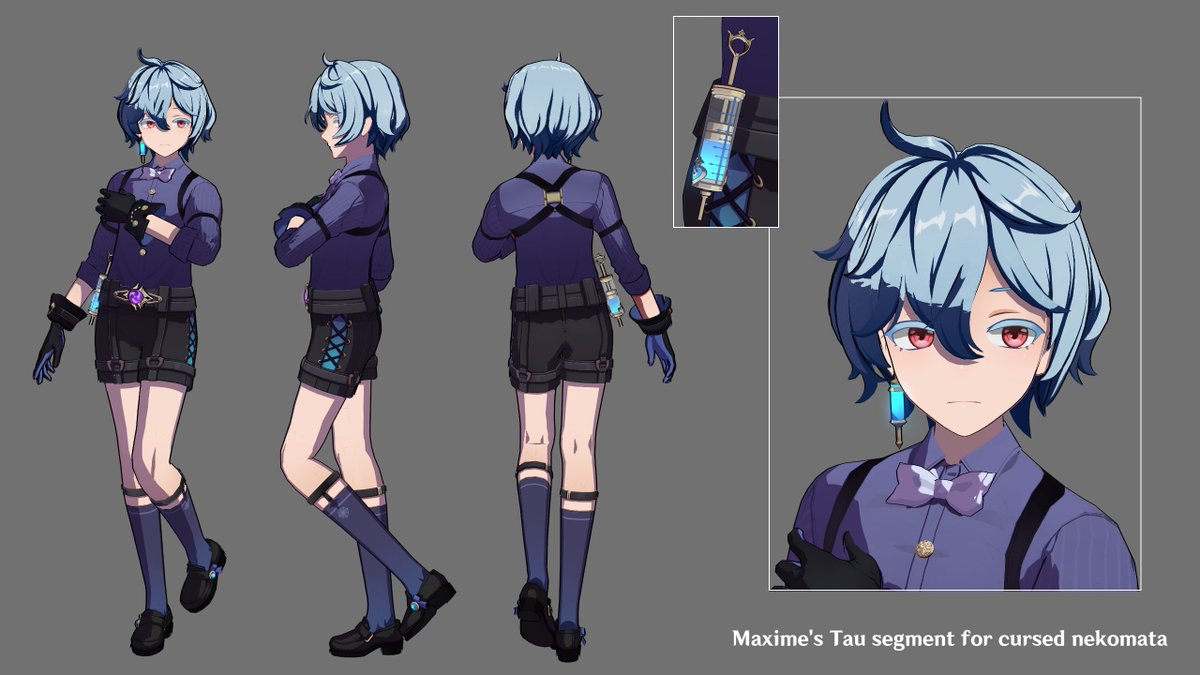 Dentelle_exe's tweet image. I had the honor to make a hoyoverse fanmodel of @maddturmoil 's Tau segment for @CursedNekomata1 ! 💜
It's been a while I didn't work on a segment and I loved to work on him hehe ! 💜
#segmentoc #dottore
