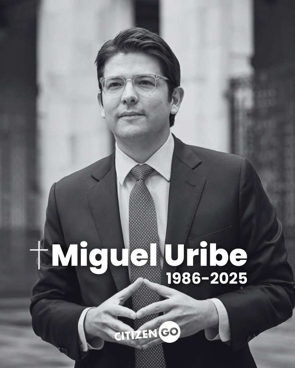 Lo mataron por ser quien era. 
Lo mataron por defender la vida, la familia y la libertad.
Lo mataron por lo que representaba

Miguel Uribe Turbay fue víctima de un atentado que buscaba silenciar una voz firme contra la violencia, la corrupción y la ideología que quiere destruir a