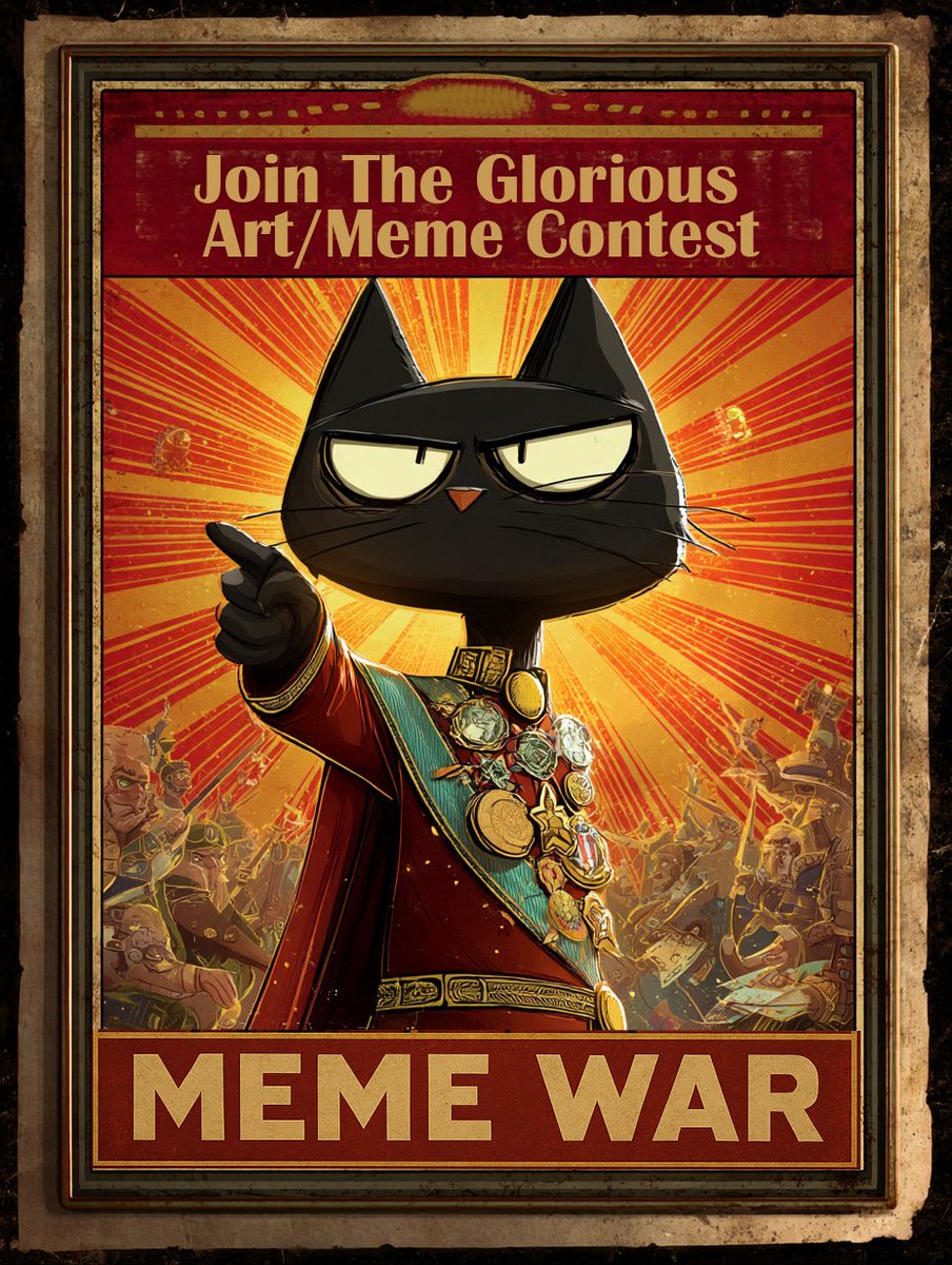 🎨 CATHEUS ART + MEME CONTEST — 4 DAYS ONLY
Think you can honor the God of Wealth better than anyone else? Let’s see what you’ve got.

🔥 Theme Ideas:

Worshipping Catheus

Catheus dominating other memecoins

Catheus taking over crypto or even the whole world (yeah, go crazy)

💰