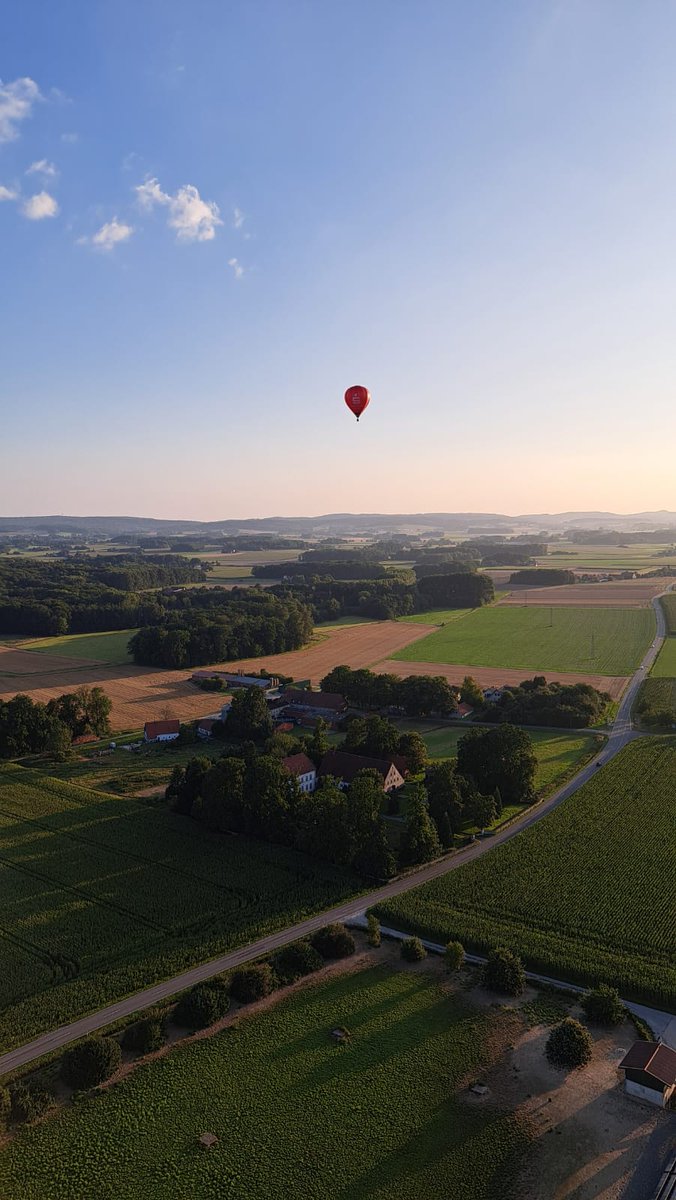 Enjoyed a tour in a hot air balloon 🎈