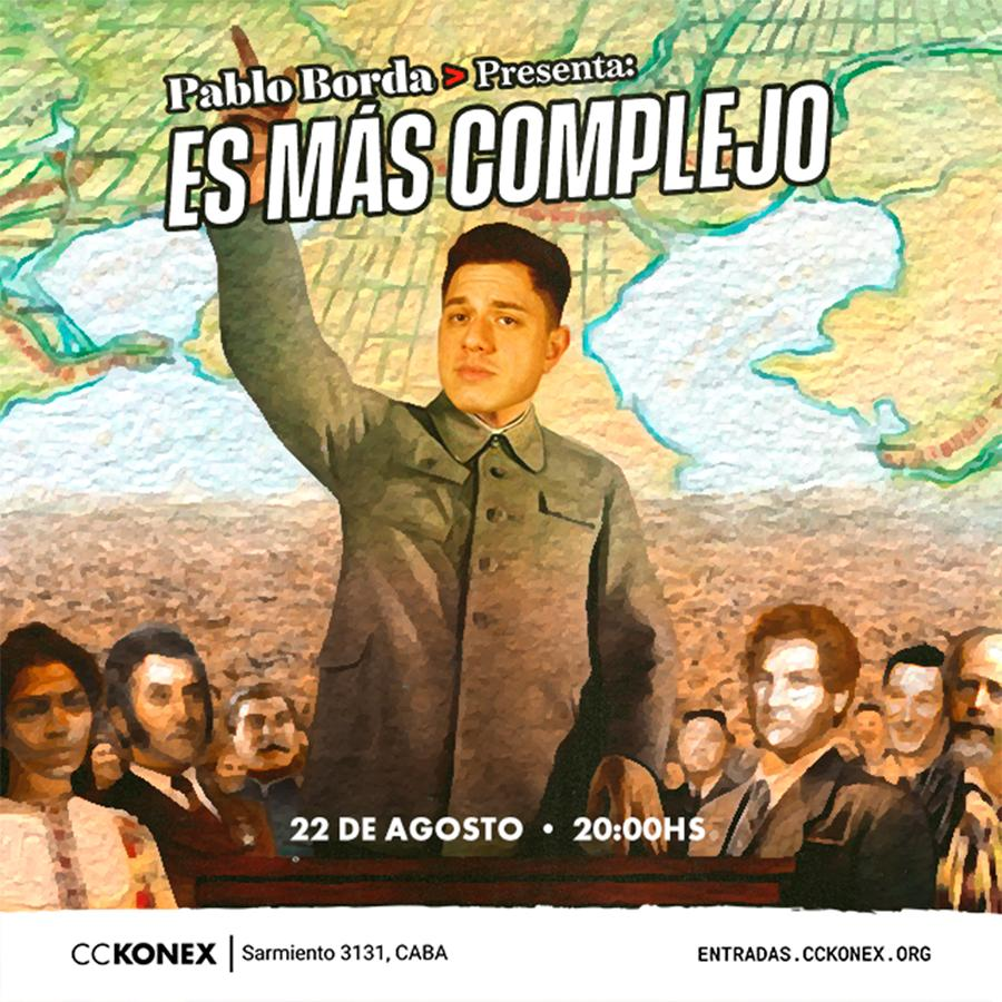 Hola.

El 22 de agosto voy a estar en el Konex.

Adiós.