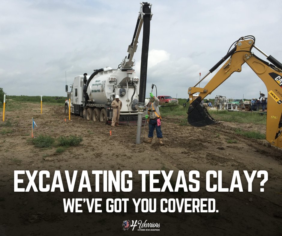 4WHydExcavating's tweet photo. ⏰ Don't let Texas clay delay your project! Our hydro excavation tech turns your biggest soil challenge into a manageable task. Predictable timelines, no equipment breakdowns, safe utility work.

Get started: https://t.co/LBFwkD1Tld

#HydroExcavating #4Warriors #HydroExcavation https://t.co/aHNervIwXI