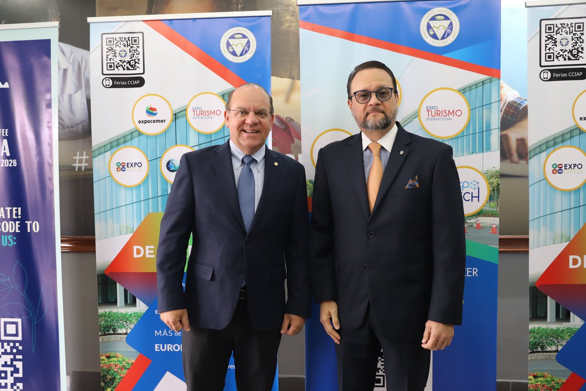 Expocomer Panama (@expocomer) on Twitter photo Agradecemos a nuestros aliados estratégicos: <a href="/MICIPMA/">Ministerio de Comercio e Industrias de Panamá</a> , <a href="/senacyt/">Senacyt Panamá</a> , <a href="/_expoelectrica/">_expoelectrica</a> y <a href="/scapanama/">Café Especial Panamá</a>, por acompañarnos en el lanzamiento ante el Cuerpo Diplomático de la temporada de Exposiciones CCIAP 2026 Agradecemos a nuestros aliados estratégicos: <a href="/MICIPMA/">Ministerio de Comercio e Industrias de Panamá</a> , <a href="/senacyt/">Senacyt Panamá</a> , <a href="/_expoelectrica/">_expoelectrica</a> y <a href="/scapanama/">Café Especial Panamá</a>, por acompañarnos en el lanzamiento ante el Cuerpo Diplomático de la temporada de Exposiciones CCIAP 2026