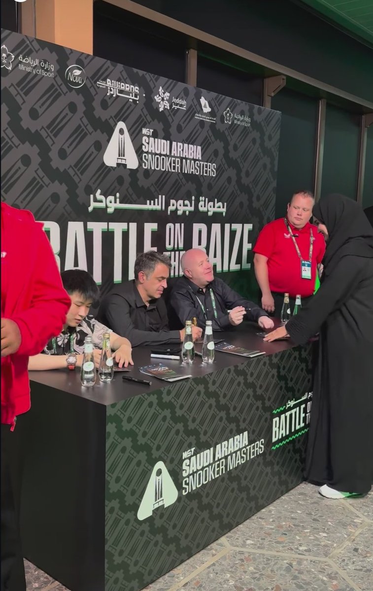lovselby's tweet image. 2025 Saudi Arabia Masters
#snooker #SaudiArabiaMasters
📸 Saudibilliards