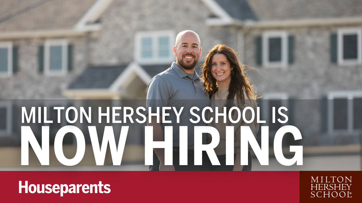 Milton Hershey School (@miltonhershey) on Twitter photo #JobOpening: Full-time houseparents shape lives every day. Learn more: bit.ly/3KQGSRO #HersheyJobs #JobOpening: Full-time houseparents shape lives every day. Learn more: bit.ly/3KQGSRO #HersheyJobs