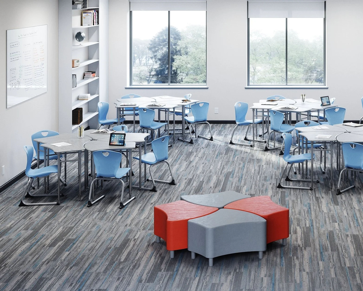 InteriorElement's tweet photo. 📚 Back-to-school season is here, and with it comes a renewed focus on students, teachers, and the spaces where learning happens. ✏️

As schools prepare for a new year, many are reimagining their classrooms, investing in furniture that inspires collaboration, adapts to changing needs, and supports every style of learning. We’re proud to be part of that effort, helping K–12 communities design environments where students can thrive.

Our friends at Scholarcraft bring innovative solutions to the table, literally. From flexible arrangements like the Puzzle table and TeamTable, to ergonomic seating and versatile storage, their designs create classrooms that are as dynamic as the students who fill them.

By working with forward-thinking manufacturers like Scholarcraft, we ensure that every K–12 project balances form, function, and the unique needs of the learning community. 🍎

#interiordesign #commercialdesign #ie #loveyourspace
#k12design #schoolfurniture #learningenvironments #backtoschool #educationdesign