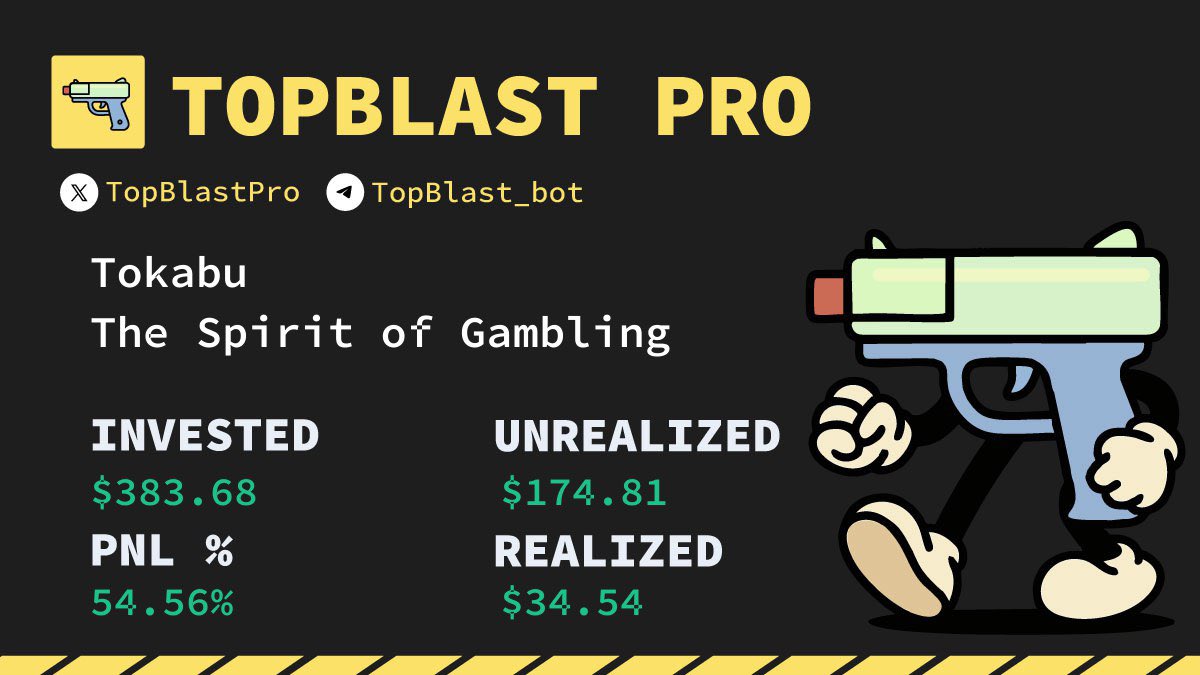 topblast_stop's tweet photo. TopBlast is LIVE! 

The spirit of gambling is already with us @TokabuTheSpirit 

🔫🔫🔫 https://t.co/hGbLZM4efV