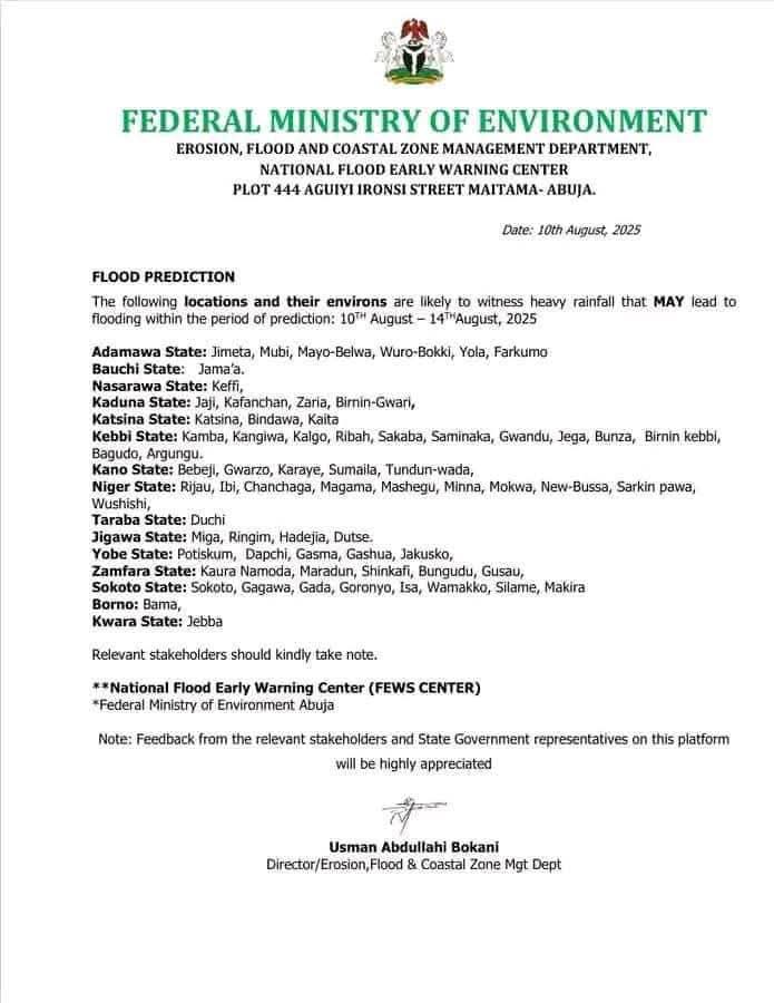 Dear Your Excellency Farmer Dr. Umaru Mohammed Bago <a href="/HonBago/">His Excellency Mohammed Umaru Bago</a>, 

With all due respect sir, we the people of Mokwa LG need your call to action against the reoccurrence of the 29th May catastrophic Flood that claimed the lives of more than 200 souls with over 500 people still