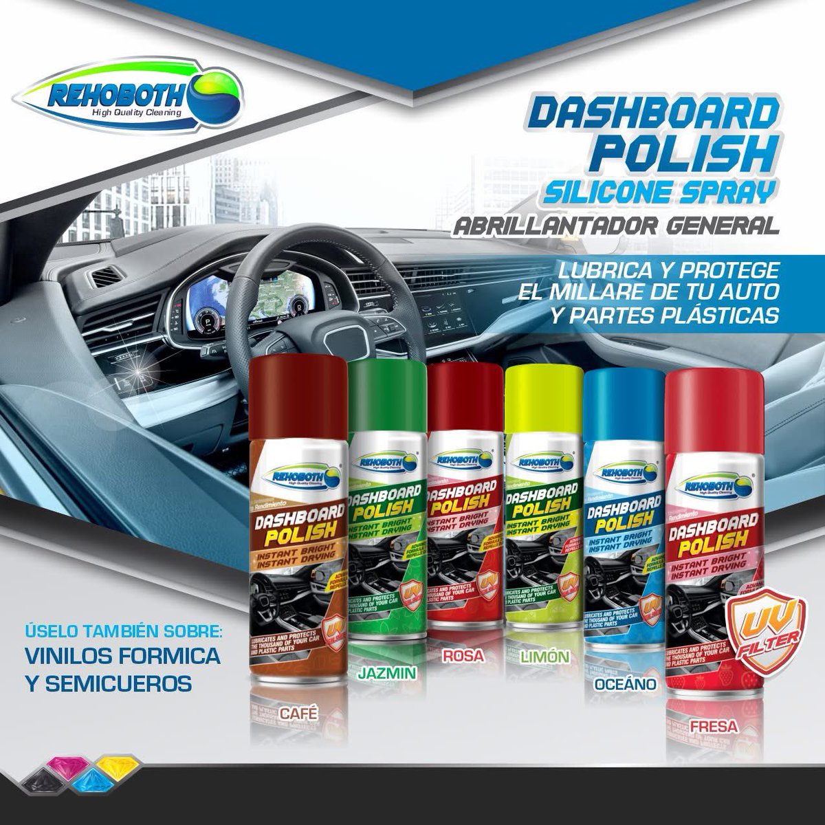 Dypsion1's tweet photo. Dale brillo y protección al millaré de tu #auto con el Dashboard Polish en spray de Rehoboth®. #Silicona liquida
Pídela ya!! https://t.co/2TnqtuSw6i 
Contacta a tu asesor comercial más cercano 🙋🏻‍♀️ https://t.co/HZuquHF3oY