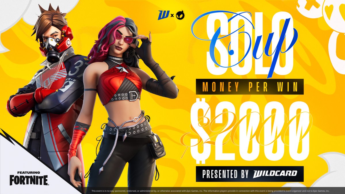 Dignitas Fortnite (@dignitasfn) on Twitter photo First to Everything. First Solo Cup of the Season ⚡
🏆 $2000 DIG x WildCard Solo Cash Cup 🏆
100 Pros, Lobby 1: $250 PER WIN
Open Lobbies: Money Per Win for All Players
📅 Friday: 5:00 PM EST
To Play:
✅Follow <a href="/DignitasFN/">Dignitas Fortnite</a> <a href="/DIGFort/">DIGFort</a> <a href="/AussieAntics/">DIG Aussie Antics</a>
✅Like & RT this post
✅Tag a First to Everything. First Solo Cup of the Season ⚡
🏆 $2000 DIG x WildCard Solo Cash Cup 🏆
100 Pros, Lobby 1: $250 PER WIN
Open Lobbies: Money Per Win for All Players
📅 Friday: 5:00 PM EST
To Play:
✅Follow <a href="/DignitasFN/">Dignitas Fortnite</a> <a href="/DIGFort/">DIGFort</a> <a href="/AussieAntics/">DIG Aussie Antics</a>
✅Like & RT this post
✅Tag a