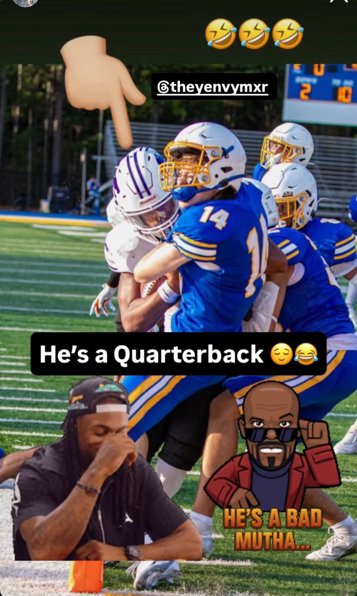 No way I’m sliding at the 2 yard line! I’m trying to knock a helmet off and score every single time.