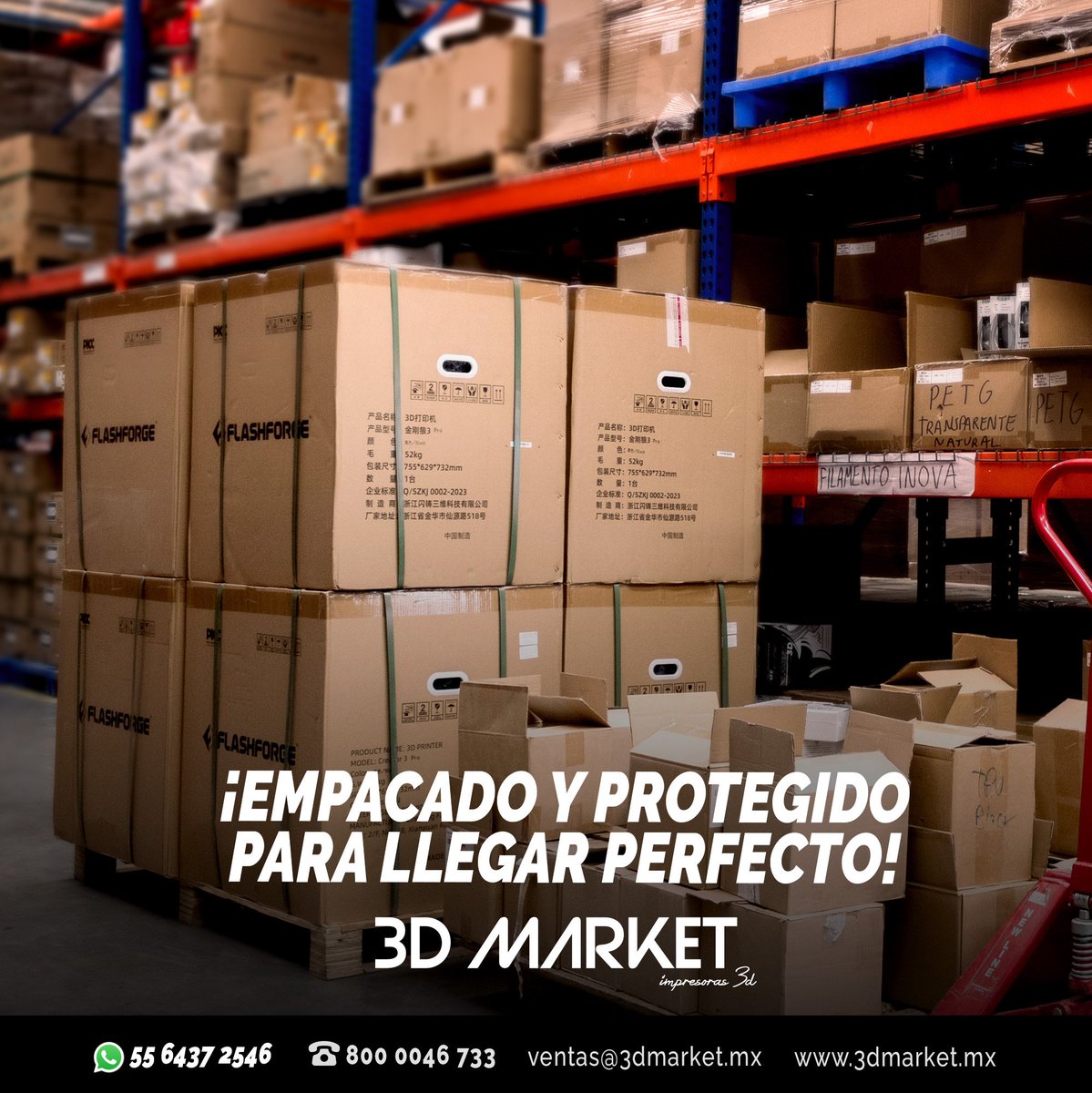 3DMarketMx's tweet image. Tu pedido, seguro y listo para crear desde el primer día. Nuestro equipo cuida cada detalle para que nada detenga tu inspiración. 😎🚀

🌐 3dmarket.mx

#impresión3d #impresoras3d #3dmarket #envioseguro