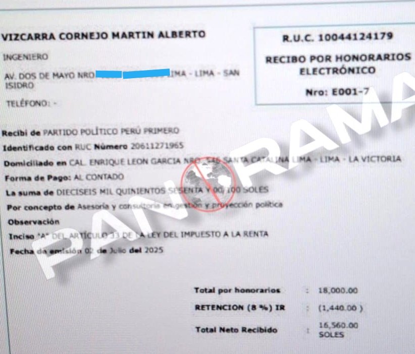 PanoramaPTV's tweet photo. #EXCLUSIVO

Vivezas del apodado "Lagarto".

Martín Vizcarra funda un Partido y LE COBRA 18 MIL SOLES MENSUALES por "asesoría en proyección política".

Con eso, pretende asegurar que sí trabaja. https://t.co/XwZalRkt7I