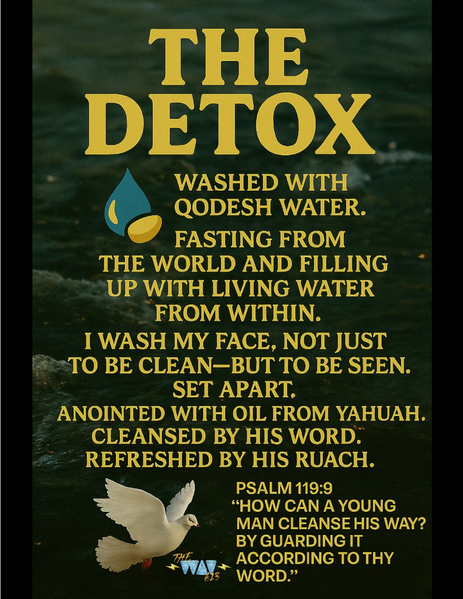 TheWAV613's tweet photo. 🌊 Seeking The Kingdom Of YAHUAH First | The Detox Magazine - https://t.co/RuddFVk7u9

All Esteem To YAHUAH In The Name of YAHUSHA

#YAHUAH #YAHUSHA #TheWav613 https://t.co/D11Z8K9IBb