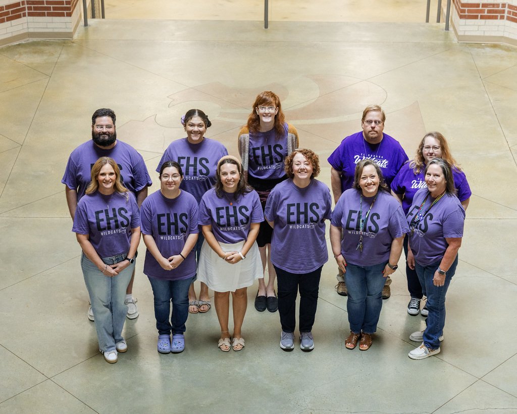 Meet our Science Department! 
Gary Meyers, Donetha Meyers, Susan Johnson, Kala Johnson, Lara Robbins, Crystal Chidster, Alexis King, Abbey Thomas, Jamie Lowe, Sheri Rankin, and Casey Wilson