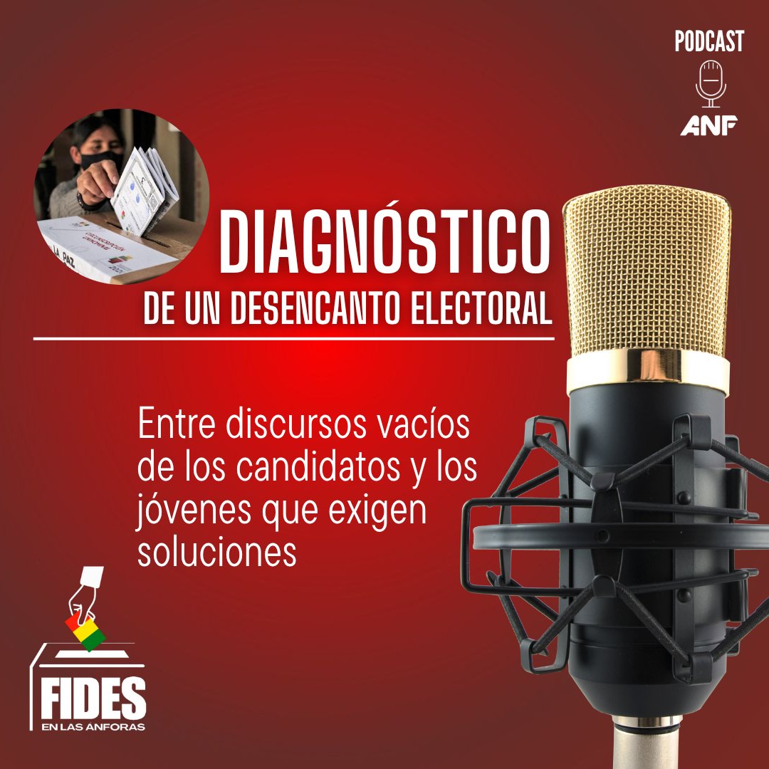 noticiasfides's tweet photo. 🗳️ #FidesEnLasÁnforas | #PodcastANF 𝐃𝐢𝐚𝐠𝐧ó𝐬𝐭𝐢𝐜𝐨 𝐝𝐞 𝐮𝐧 𝐝𝐞𝐬𝐞𝐧𝐜𝐚𝐧𝐭𝐨 𝐞𝐥𝐞𝐜𝐭𝐨𝐫𝐚𝐥: 𝐝𝐢𝐬𝐜𝐮𝐫𝐬𝐨𝐬 𝐯𝐚𝐜í𝐨𝐬 𝐲 𝐣ó𝐯𝐞𝐧𝐞𝐬 𝐪𝐮𝐞 𝐞𝐱𝐢𝐠𝐞𝐧 𝐬𝐨𝐥𝐮𝐜𝐢𝐨𝐧𝐞𝐬
▶️Escuche el podcast aquí👉 https://t.co/jomjPFK9yj
#ANFPlus #Elecciones2025 https://t.co/4nlOjmzCj4