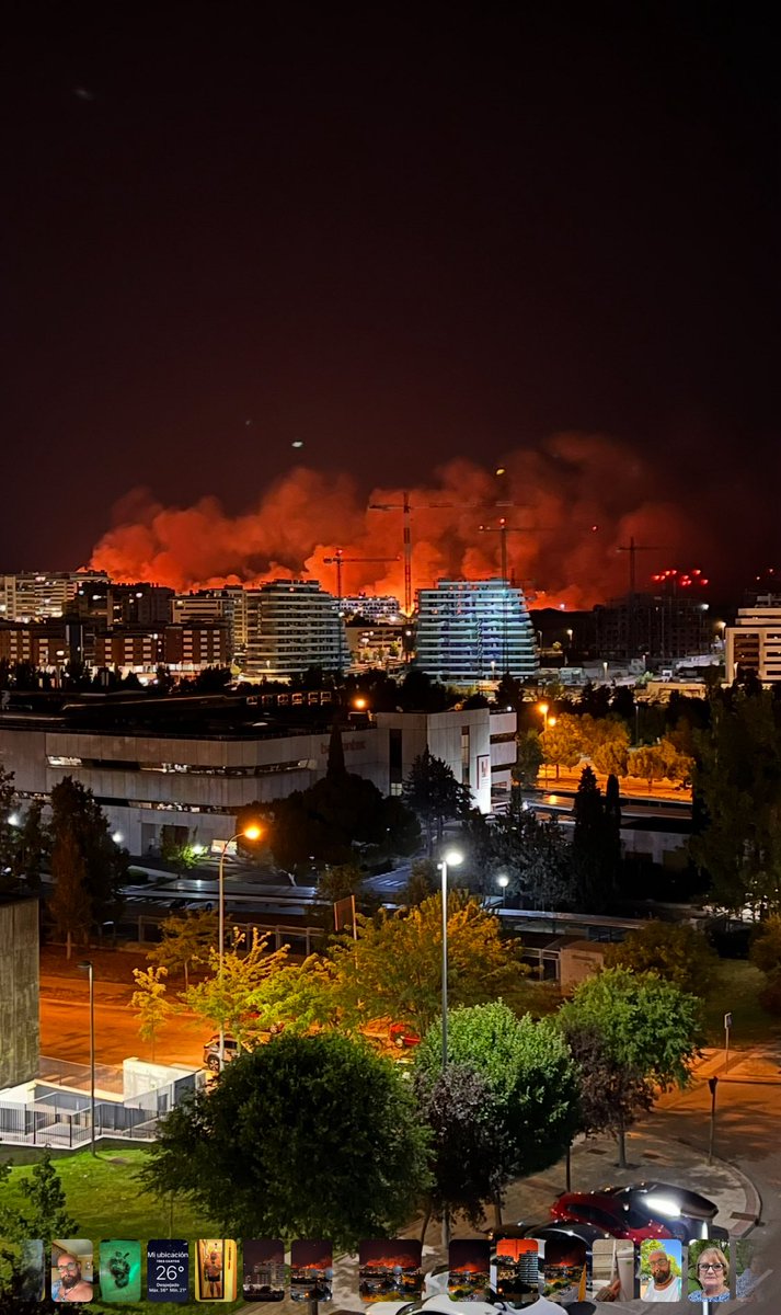 Tres Cantos también ardiendo.

Mi pregunta es clara: tantos incendios, todos a la vez, de una punta a la otra del país.

¿Pensáis que es casualidad?

#TresCantos #incendio