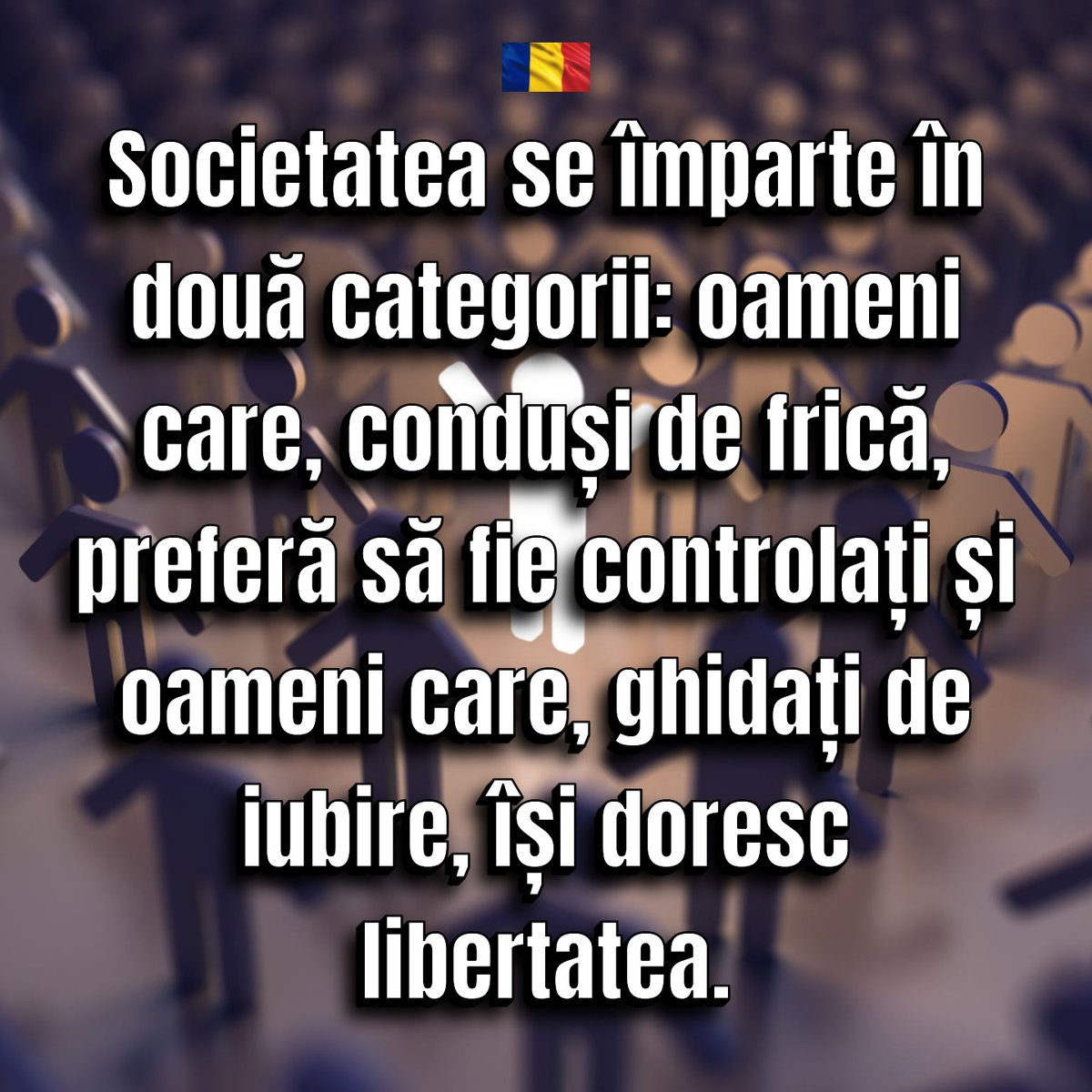 mariandidthis's tweet photo. #Societate #Control #Alegere #Dictatura #Tiranie #Libertate #Viata #Independenta #GandireLibera #Romania #Manipulare #GandireCritica
Control și manipulare sau libertate și dorințe proprii? 🤔 https://t.co/21kiAm0NKf