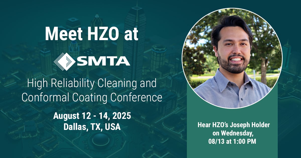 Attention #SMTA harsh attendees – we will be presenting "Overcoming Challenges in Mass Production Parylene Coating for Uniquely Large Components" on Wednesday, August 13th. Don't miss out!