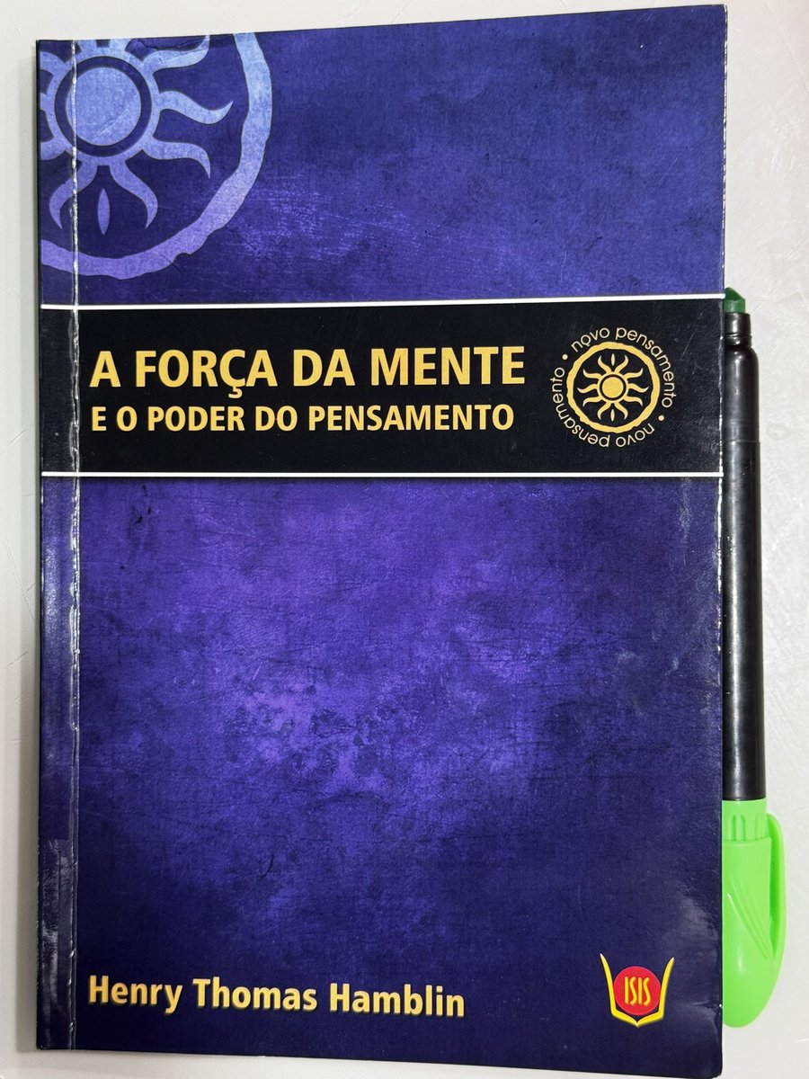 Meta 2025 - 40 livros
Livro 23 de 40 concluído

Releitura:
“Como seres pensantes conscientes, criados, como disse a Bíblia, à imagem e semelhança de Deus, ou em outras palavras, sendo um microcosmo do macrocosmo, possuímos um dos maiores poderes do Universo, e esse poder é o