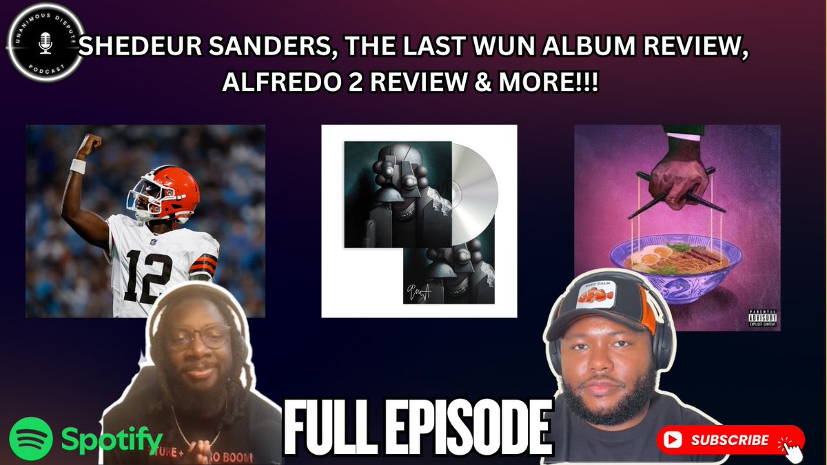 UnanimousDisp's tweet image. 🎙️ New episode of the Unanimous Dispute Podcast is here!
Sports, music, and culture — all in one conversation you don’t want to miss. 🏀🎶💬
▶️ Watch now: youtu.be/rLl-YcLNm0A?si…
#UDP #Sports #Music #Culture