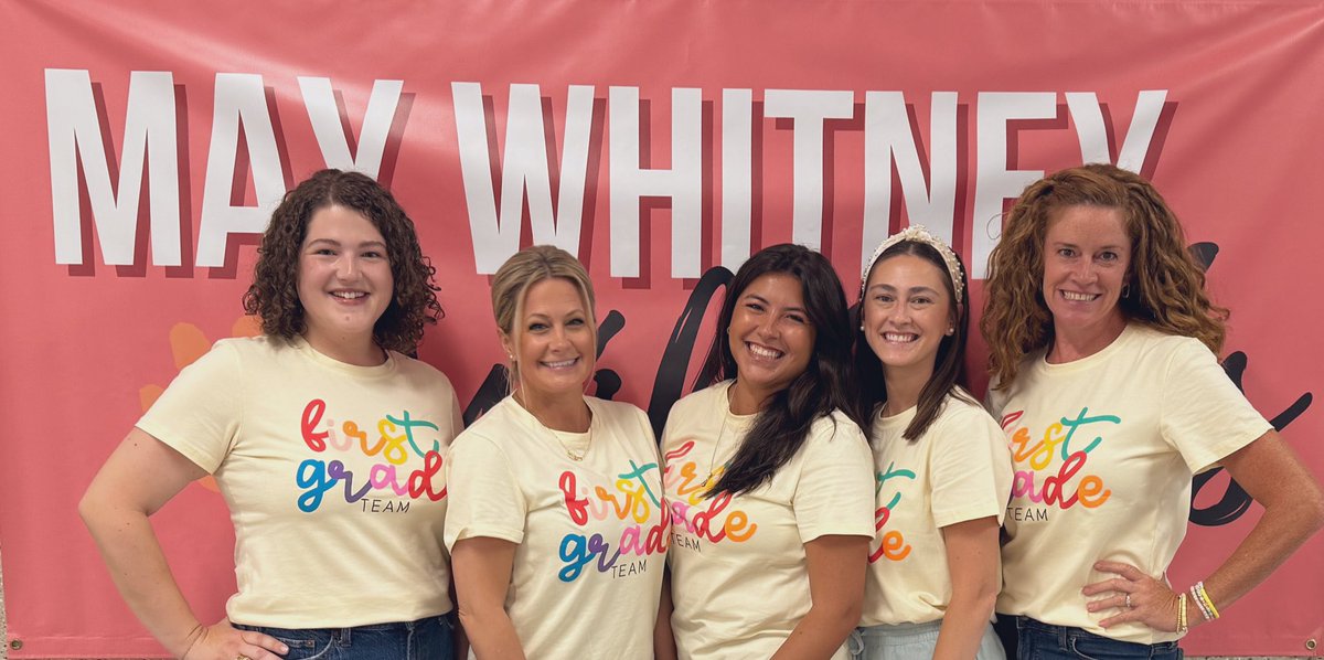 This first grade teacher tribe is thrilled to be back! Can’t wait to meet our new firsties!