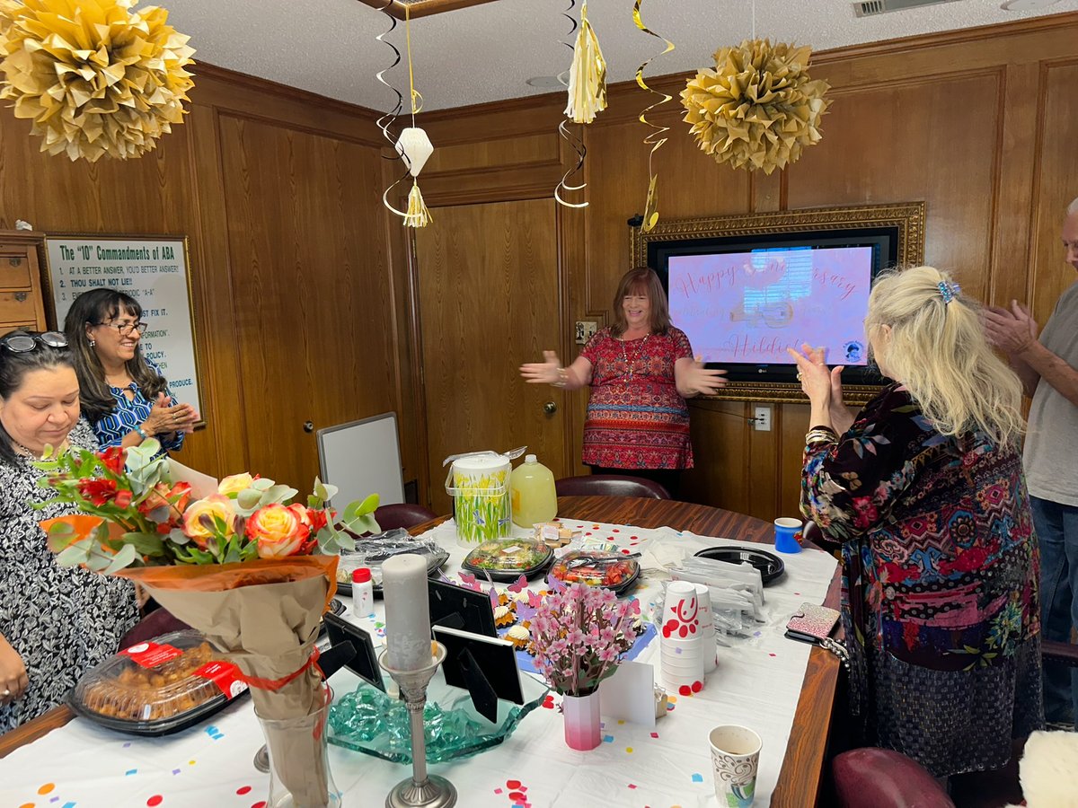ABetterAnswer's tweet photo. From 1980 to 2025 - Our Customer Service Manager Hildie has been leading with grace, wisdom, and unwavering dedication. 45 years of making A Better Answer better every single day! Congratulations on this extraordinary milestone, ABA wouldn't be the same without you! https://t.co/fAXd9I5Xso