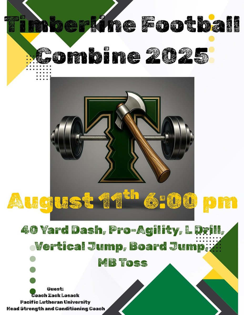 Happening today at Timberline turf!!