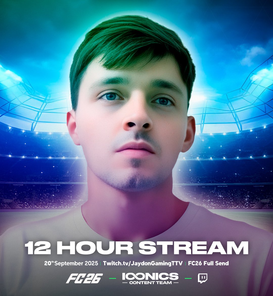 🚨WE SAID FUCK IT LETS RUN IT AGAIN🚨

12 Hour Stream for the ULTIMATE release of FC 26 🔥

20th September ❤️