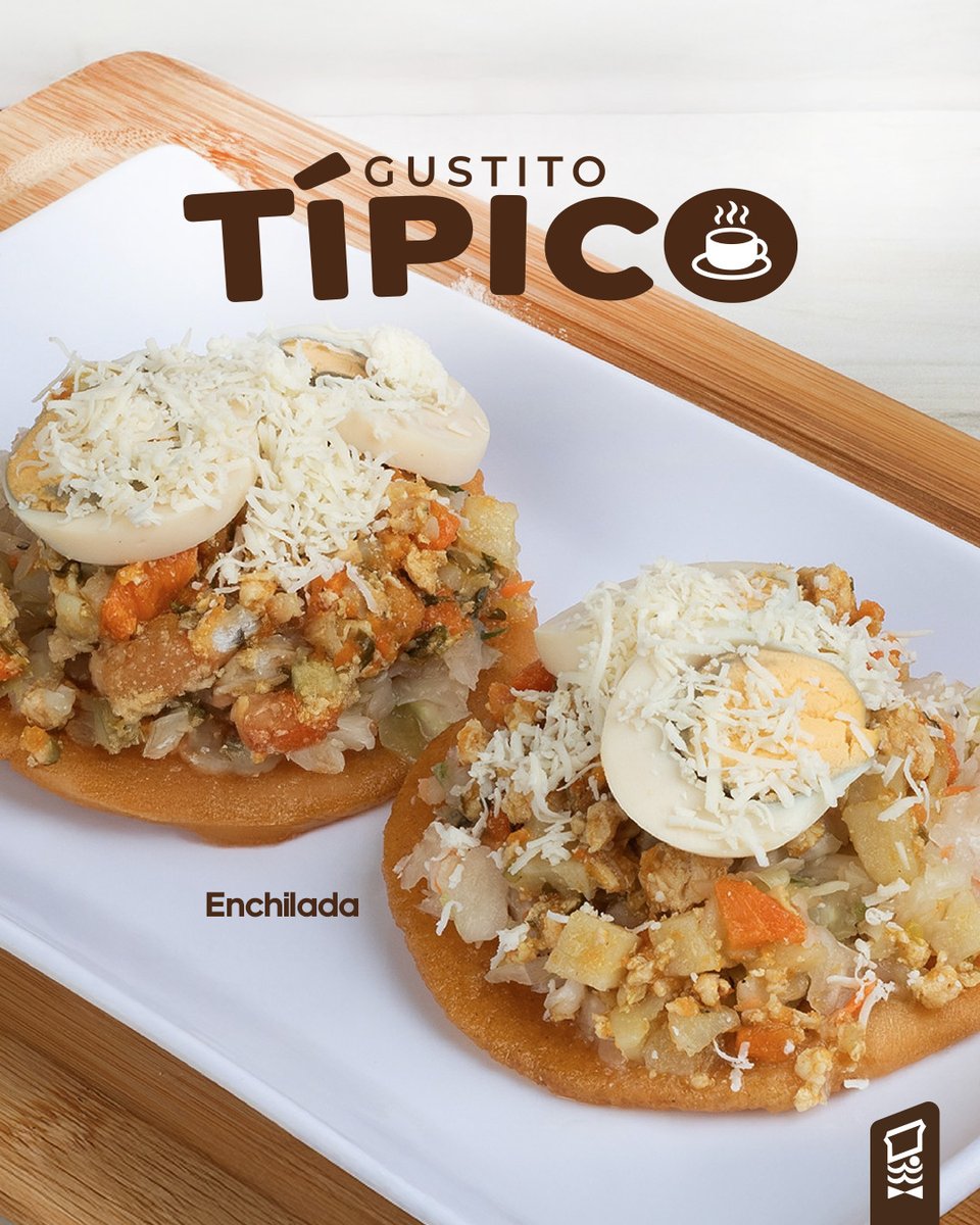 ¡Sabor que conquista! Nuestras enchiladas son el platillo perfecto para disfrutar de una tarde típica deliciosa y llena de sabor. 🤩😋 #GustitoTipico #TardesTipicas
