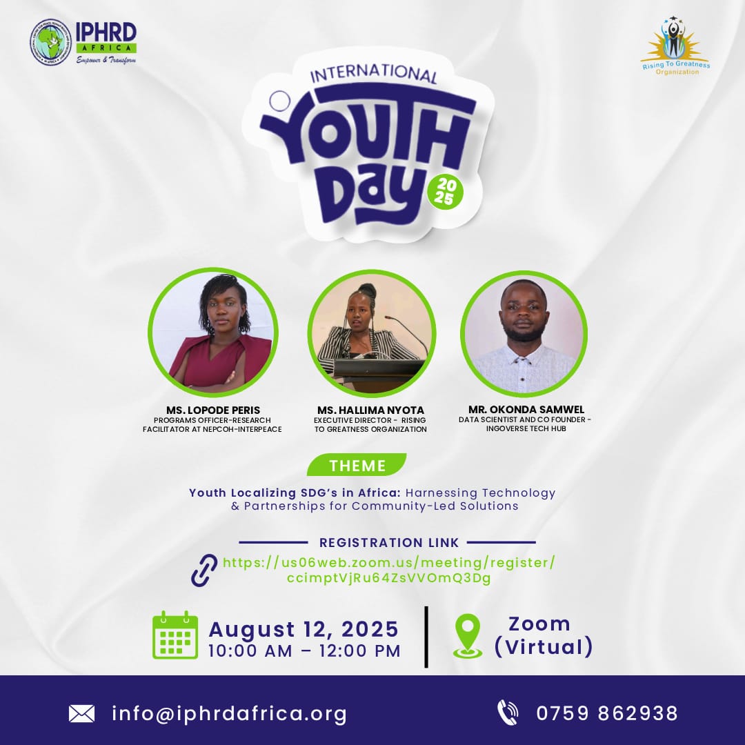 This #IYD2025, we’re proud to join a powerful virtual dialogue on Youth Localizing SDGs in Africa: Harnessing Technology &amp; Partnerships for CommunityLed Solutions. Our co-founder <a href="/OkondaSamwel/">Okonda Samwel</a>  will share insights on civic tech, digital empowerment, and youth-led AI innovation.