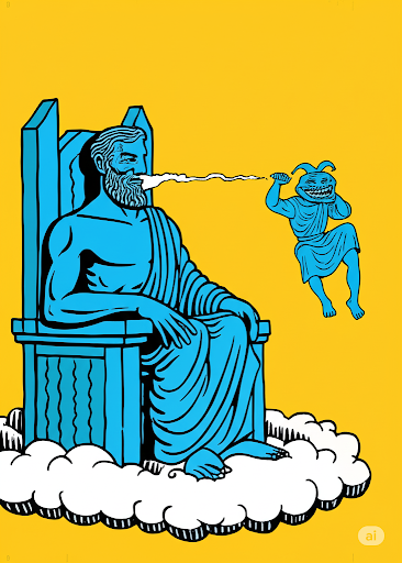Not even Zeus can handle our god of trolling $Momus