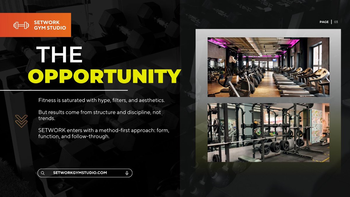 Justme_Johnson's tweet photo. I never felt alive after I made this fitness brand strategy for Setwork Gym Studio
Check the thread for a sneak peek. Need a brand that lifts off?
DM meβletβs build your success! #SMMExpert #FitnessBranding #GrowYourGym https://t.co/I9RAlE4bnu