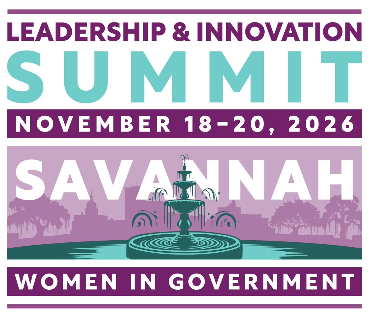 WomenInGovt's tweet photo. Our 2026 conference dates &amp; locations are HERE👀 

We're excited to host #NLC2026 in Utah and #LIS2026 in Georgia! Be sure to save the dates in your calendar now so we can #SeeYouInSLC &amp; #SeeYouInSavannah &amp;  BOLO for registration &amp; hotel info to be announced later this year! https://t.co/GnItbEhwA7