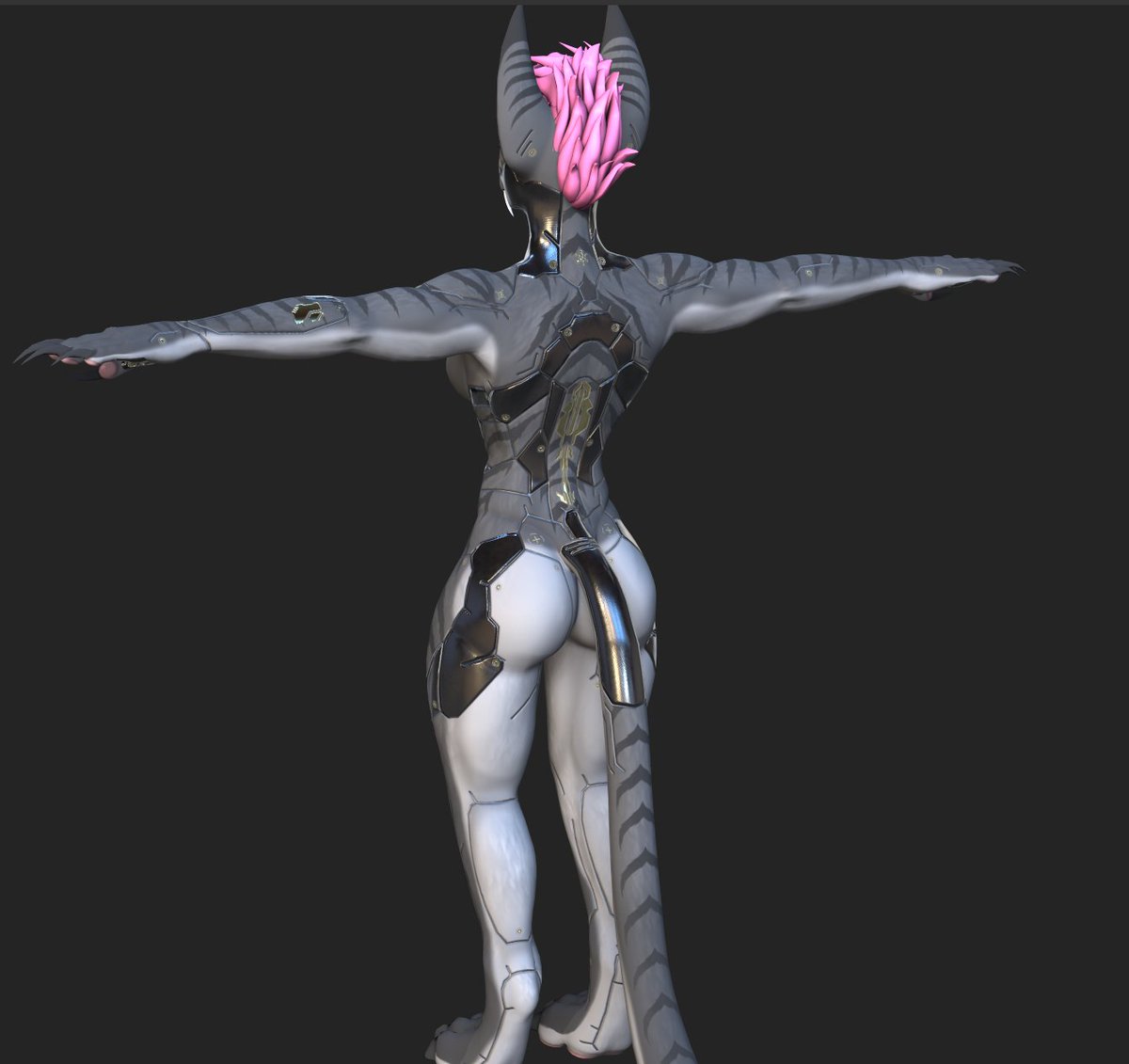 METAL_GOD_07's tweet image. Made an alt texture for her