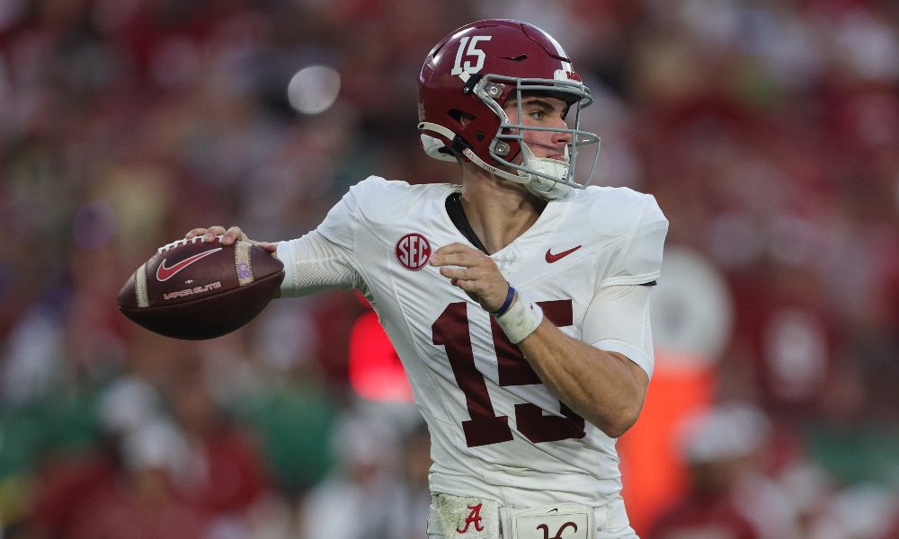 SleeperCFB (@sleepercfb) on Twitter photo BREAKING: Ty Simpson has been named Alabama's Week 1 starting quarterback, per <a href="/PeteNakos_/">Pete Nakos</a> BREAKING: Ty Simpson has been named Alabama's Week 1 starting quarterback, per <a href="/PeteNakos_/">Pete Nakos</a>