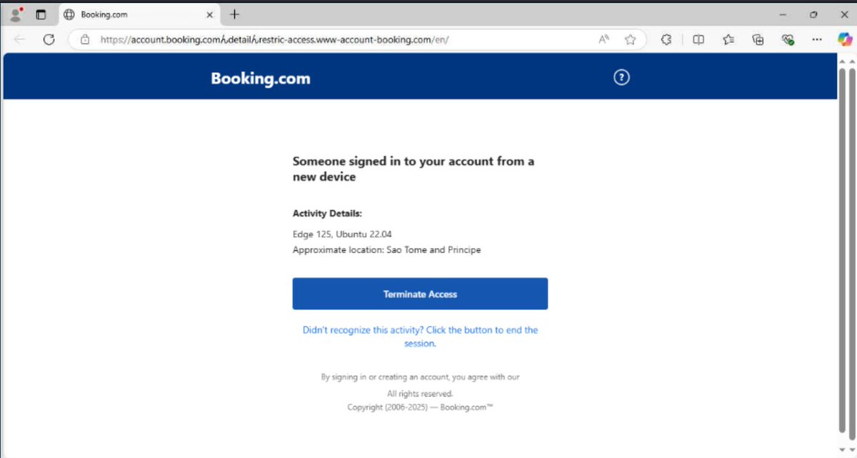 JAMESWT_WT's tweet photo. #booking #fakecaptcha 

⛔️account.]booking.]comんdetailんrestric-access.www-account-booking.]com/en/
👇
⛔️www-account-booking.]com/c.php?a=0
👇
updatessoftware.b-cdn[.net/john/pr/04.08/IYTDTGTF.msi
⚠️⚠️
"ん" 
⚠️⚠️

Samples
https://t.co/ObVpVjGAog
AnyRun
https://t.co/771SRcvXpb https://t.co/RK5BEVjZEz