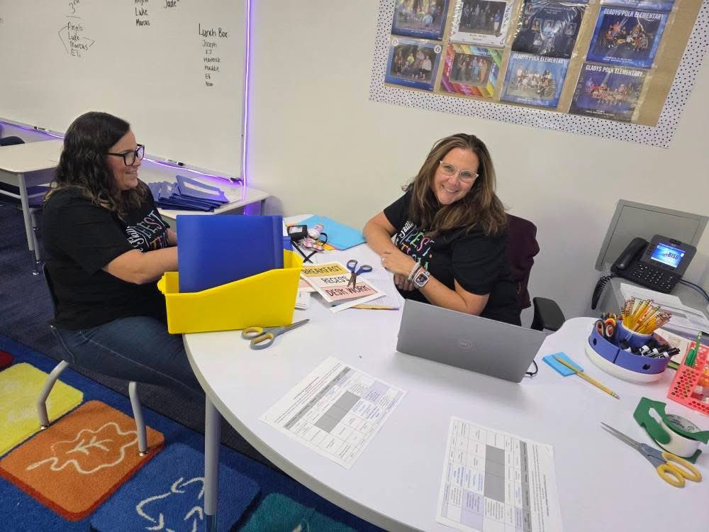 europelady22's tweet photo. Meet the teacher was a blast. We are so excited to welcome our Pandas back and canβt wait to see everyone on the first day of school this Wednesday. Itβs going to be a great year! @BundickMandy @BrazosportISD #PandaPride #PolkPandas #SchoolSpirit https://t.co/LldbKs5dgD