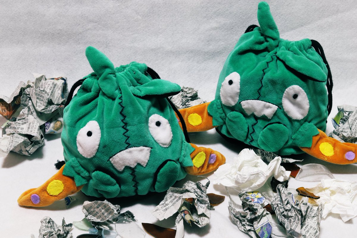 ポケモン手芸部 #ポケモンハンドメイド #ヤブクロン 巾着 欲しくて