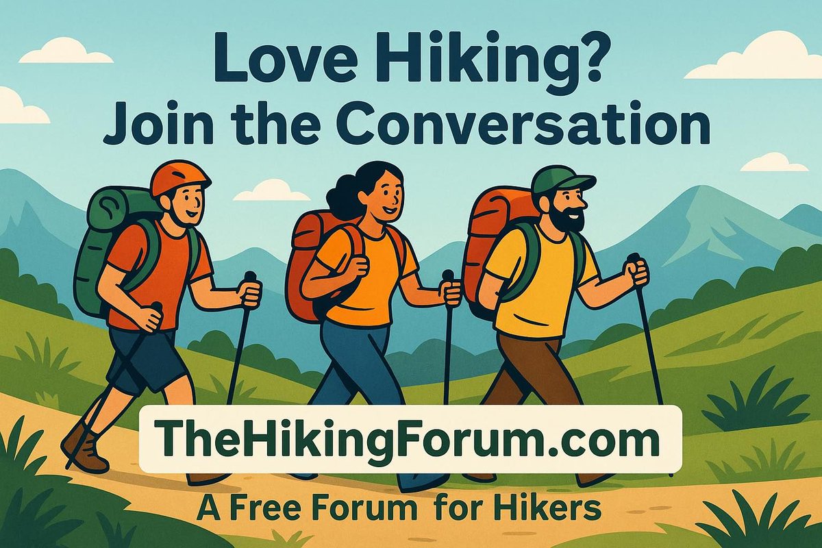 Happy Monday! Make your Monday better by becoming a member of my free and ad-free hiking forum today!