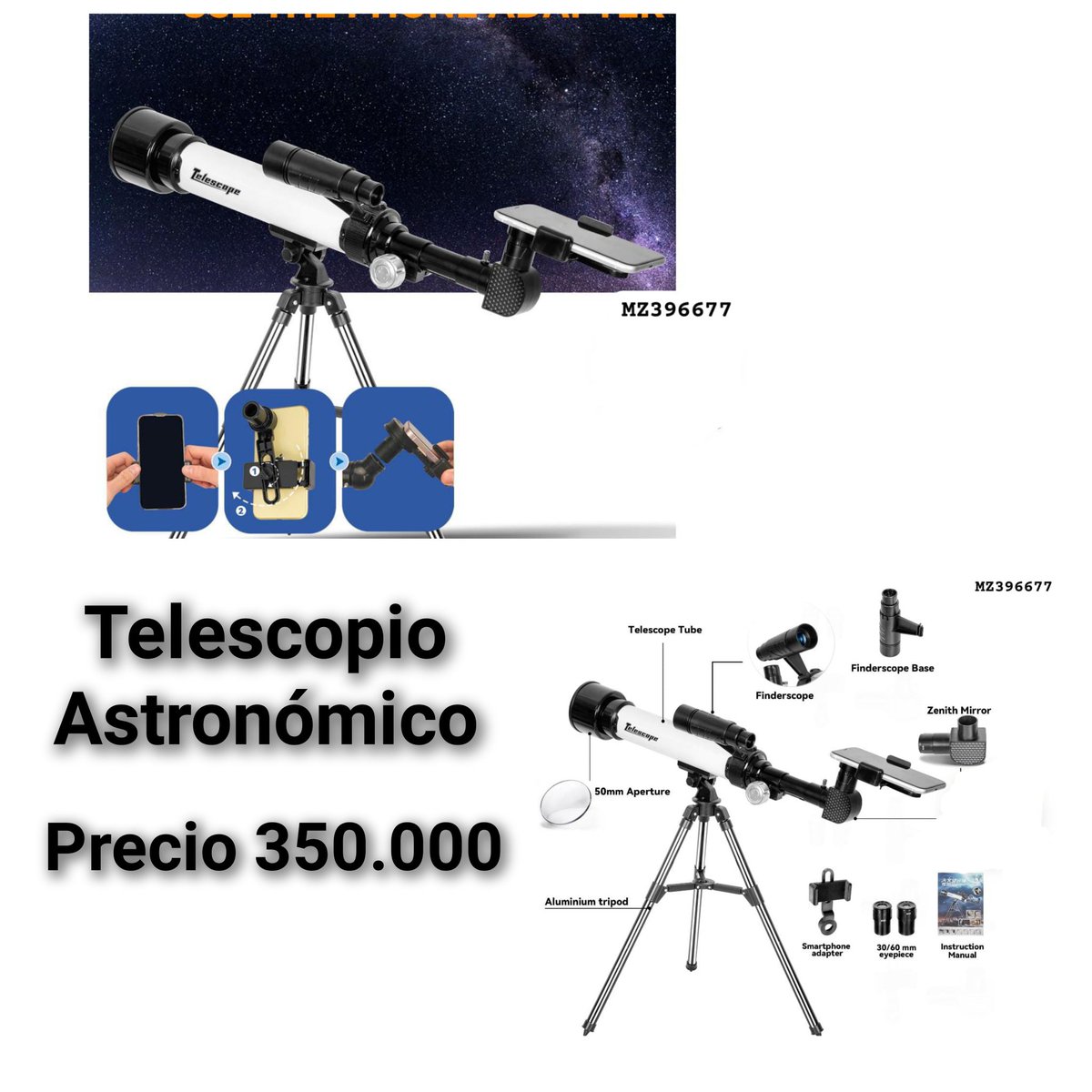 Llegaron!!!!🥳🥳🥳🥳🥳
🤭Los nuevos Telescopios Astronómicos 👏👏👏👏
Detalles y precio en cada imagen de referencia ✅
Pedidos al 0981 370522
Hacemos envíos a todo Paraguay 🇵🇾

#Paraguay #paratiiiiiiiiiiiiiiiiiiiiiiiiiiiiiii #telescopio #estrellas #universo #ovni