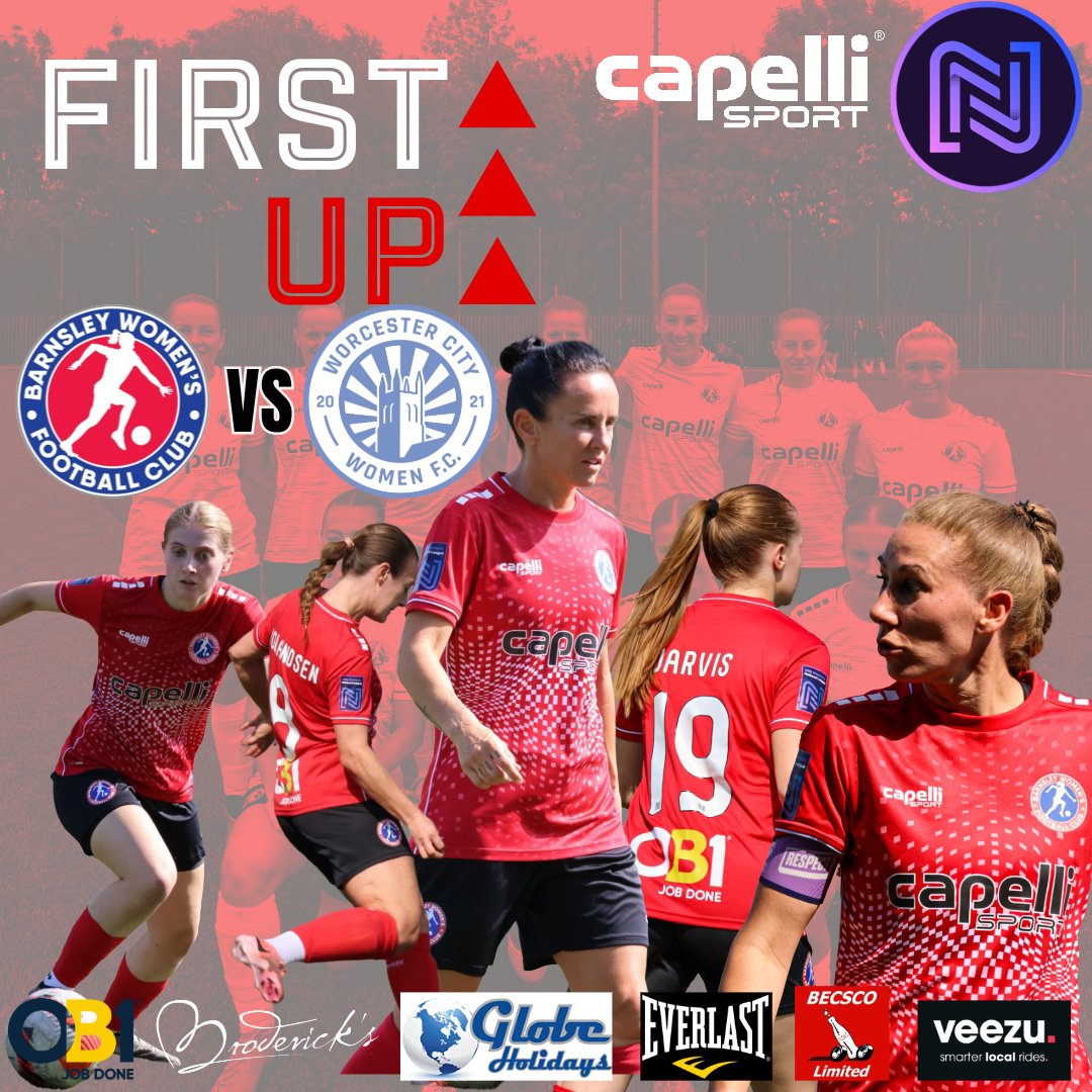 Barnsley Women’s Football Club (@barnsleywfc) on Twitter photo FIRST UP AT HOME
It’s finally here, first league game week!
New Season, New Energy.
One Barnsley Womens Football Club.
Come down this Sunday and show your support.
🆚 <a href="/WCWomenFC/">Worcester City Women FC</a>
🏟️ Steel City Stadium
🏆 <a href="/FAWNL/">FA Women's National League</a> Division One Midlands
📍Olympic Legacy Park,Sheffield, S9 3TL
🎟️ FIRST UP AT HOME
It’s finally here, first league game week!
New Season, New Energy.
One Barnsley Womens Football Club.
Come down this Sunday and show your support.
🆚 <a href="/WCWomenFC/">Worcester City Women FC</a>
🏟️ Steel City Stadium
🏆 <a href="/FAWNL/">FA Women's National League</a> Division One Midlands
📍Olympic Legacy Park,Sheffield, S9 3TL
🎟️