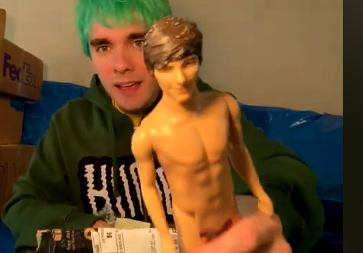 Who sent him a naked Louis doll 😭😭