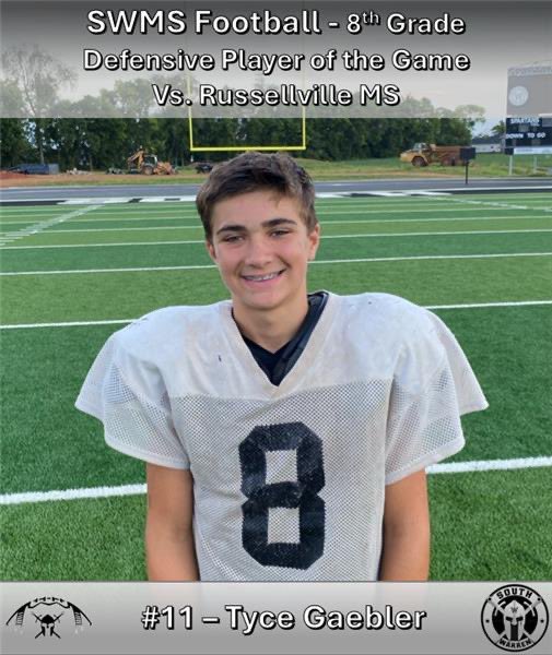 South Warren Middle School Football tweet media