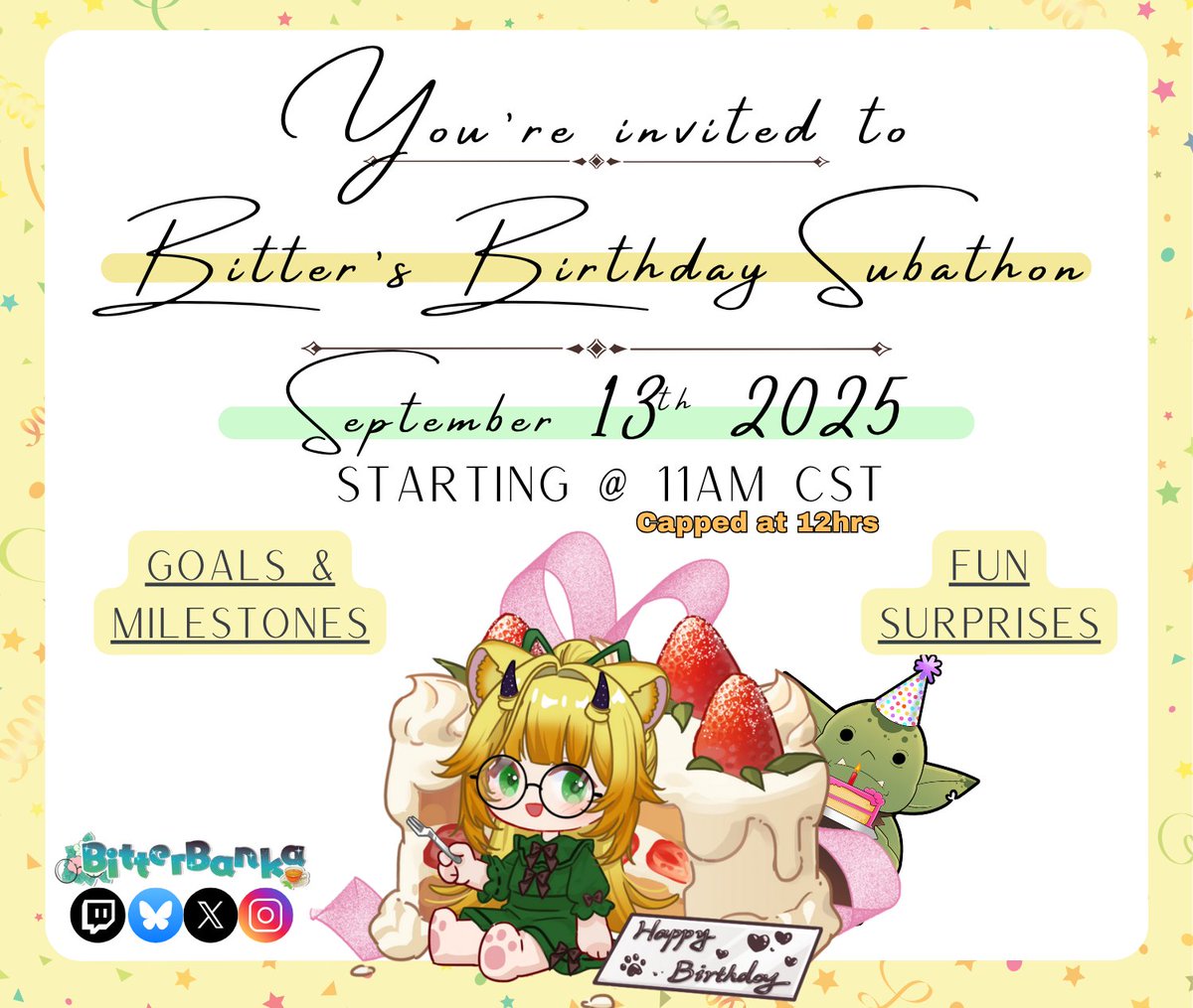 💛Mark your Calendars!!! My birthday is September 8th so we are celebrating September 13th so we can have some extra fun! I plan to play a fun new game with my brother and celebrate with all of you! So keep your calendars marked! I can't wait for all the fun!🎉